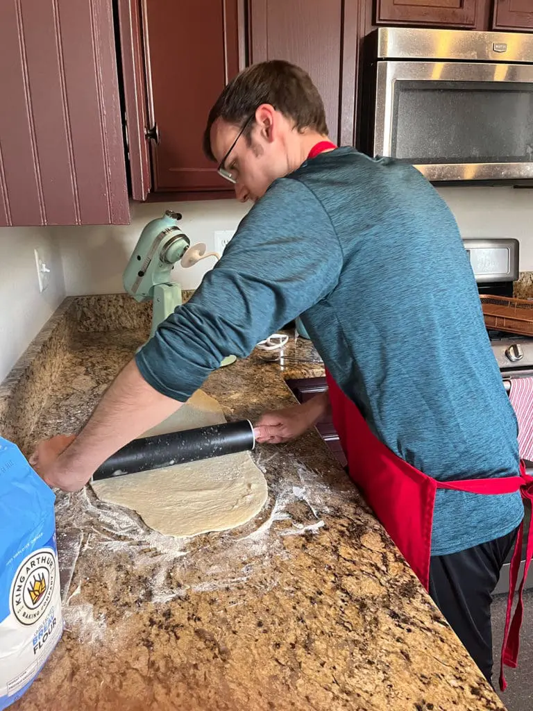 Croissant Dough Chilled and Rolled Out
