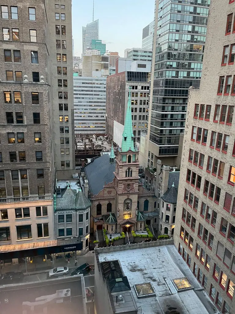 Outdoor view from the Courtyard Marriott