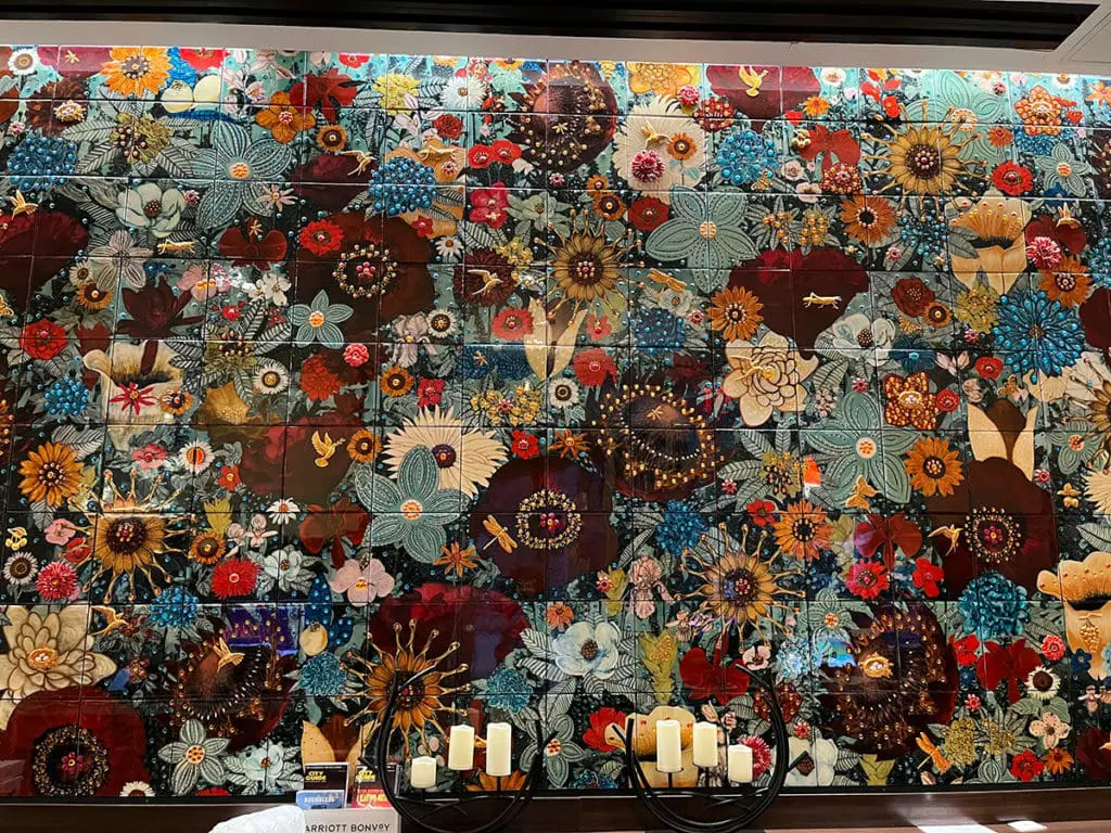 Wall at the Courtyard Marriott