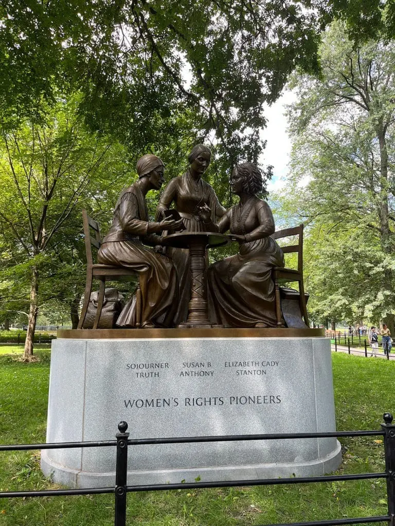 New York Central Park Statue