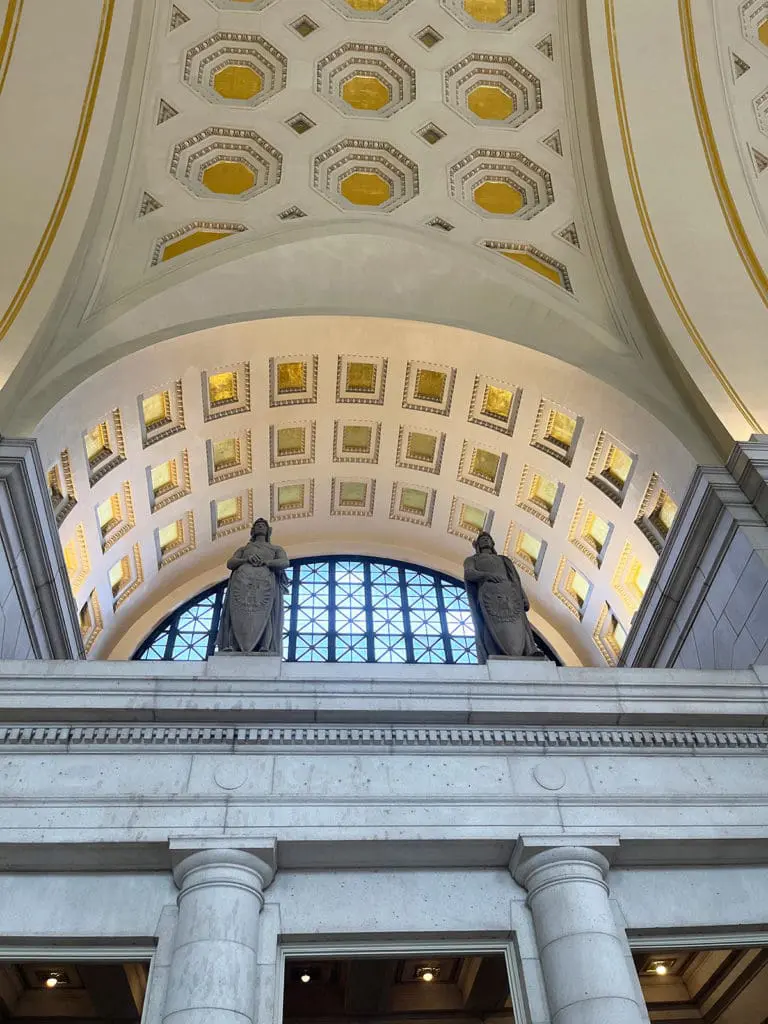 Union Station Ceiling and Statues