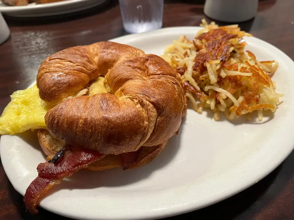 Virginia Kitchen Breakfast Croissant Sandwich