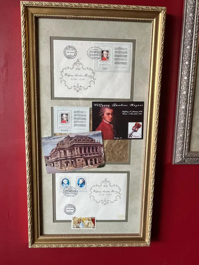 Caffe Amadeus memorabilia