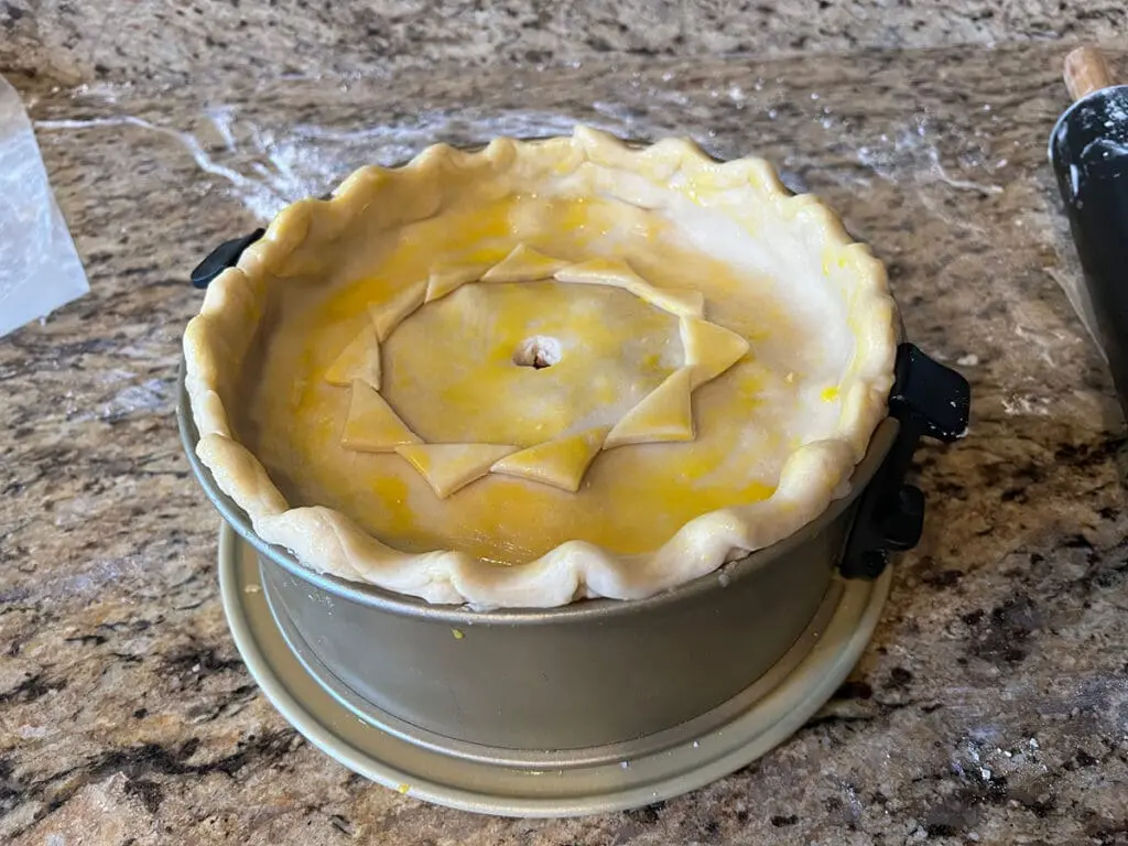 Raised Game Pie Top Crust