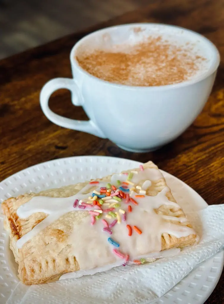 Poptart and Chai Latte