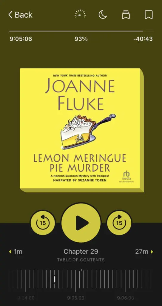 lemon meringe pie murder audio book
