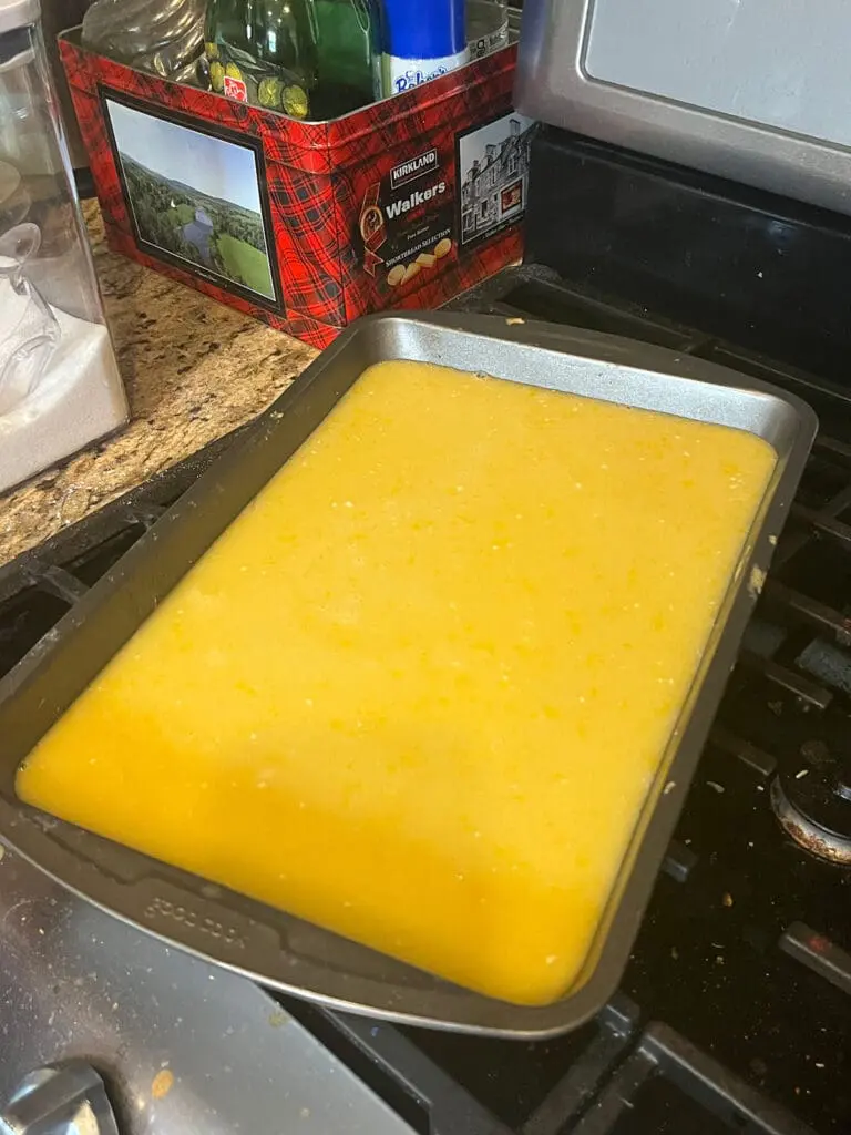 Lemon Bars post fill