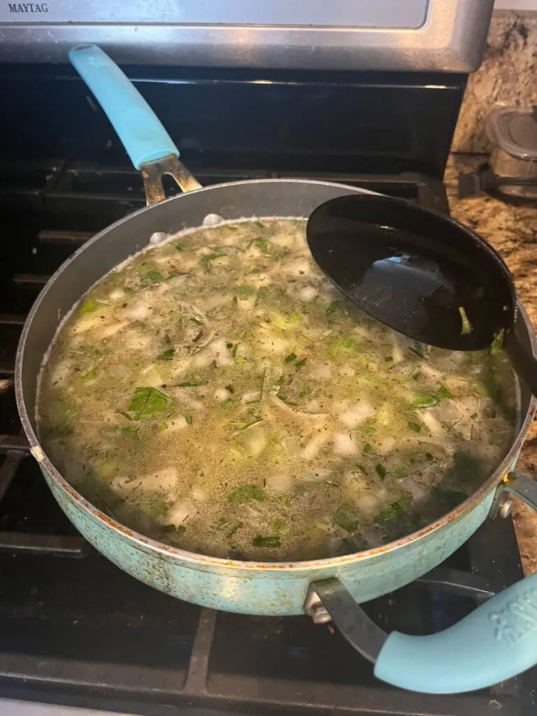 Stuffing broth