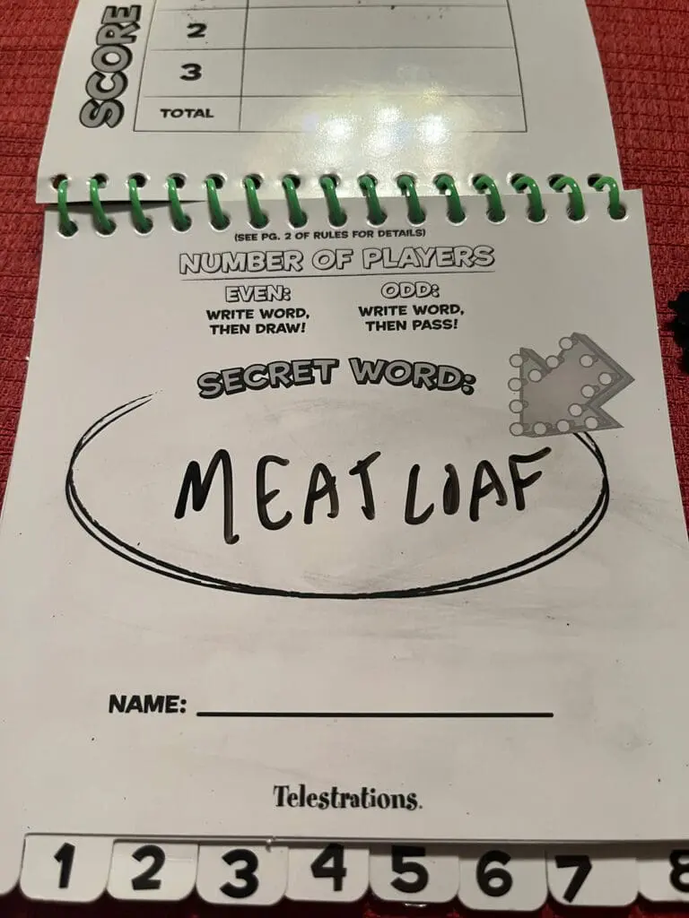 Telestrations secret word