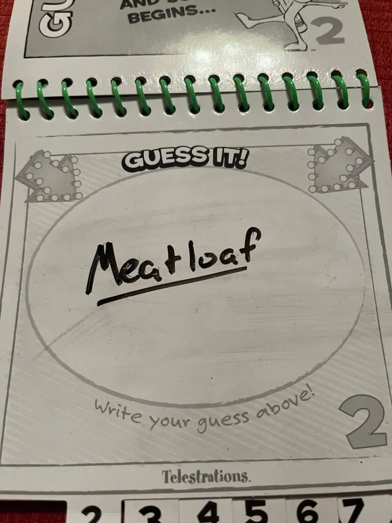 Telestrations first guess