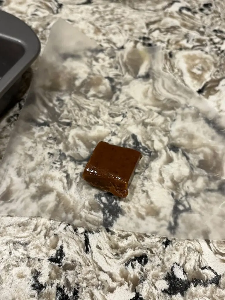 Caramel on Wax Paper