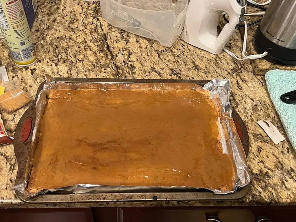 Cracker Candy Toffee mixture