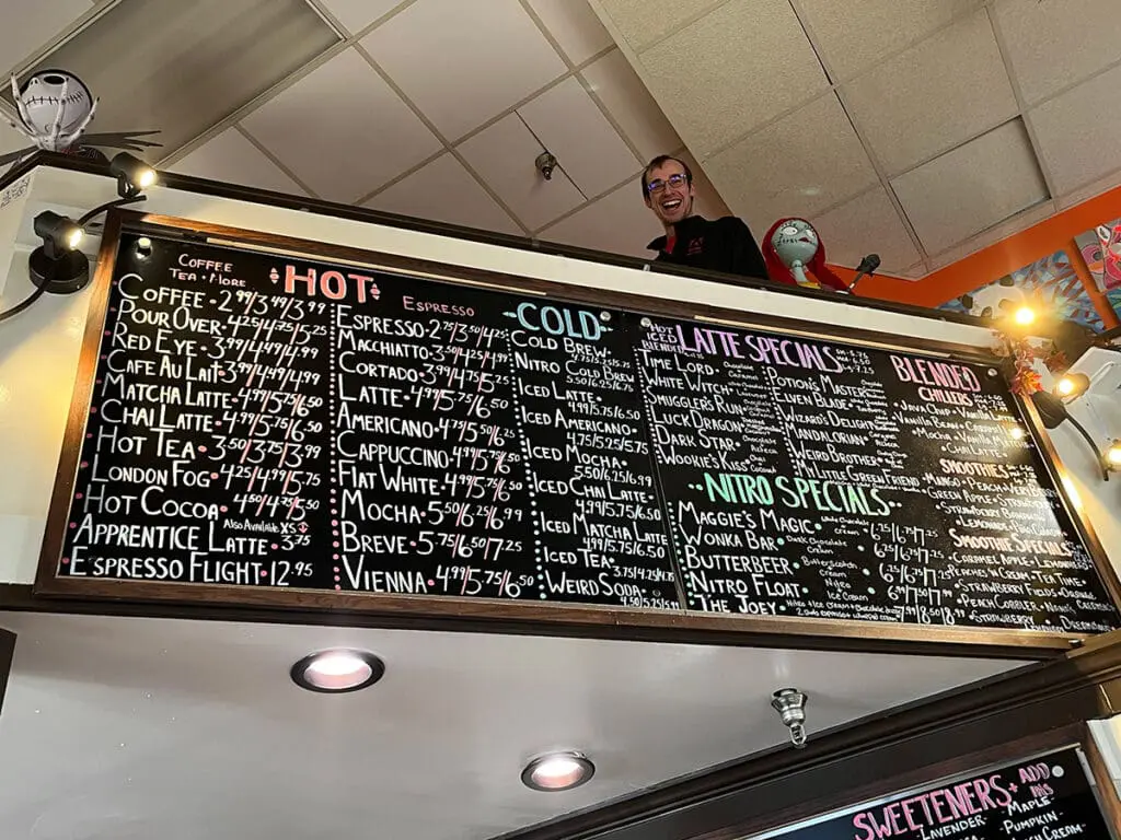 Weird Brothers Coffee Menu