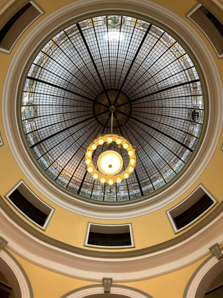 Winchester Handley Library ceiling