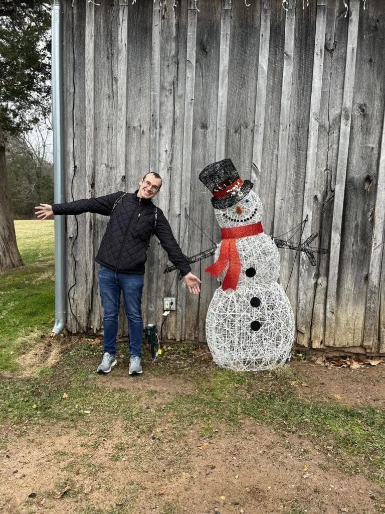 Claude Moore snowman