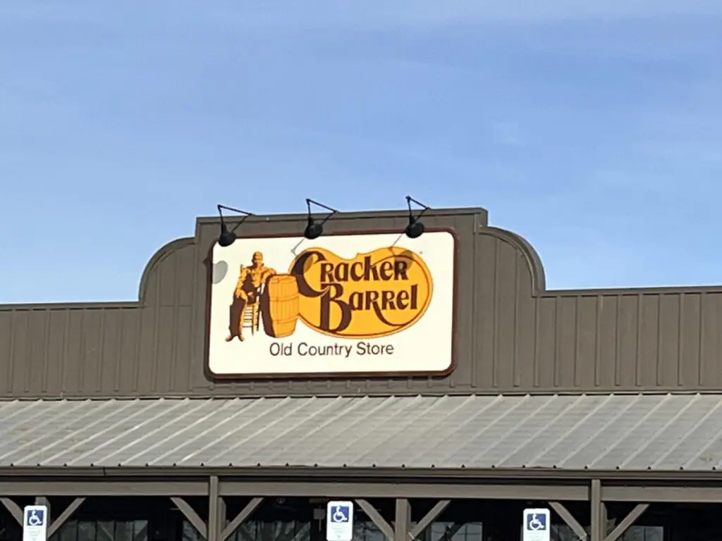 Cracker Barrel Sign