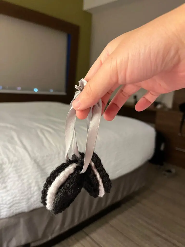 Oreo crocheted ornaments