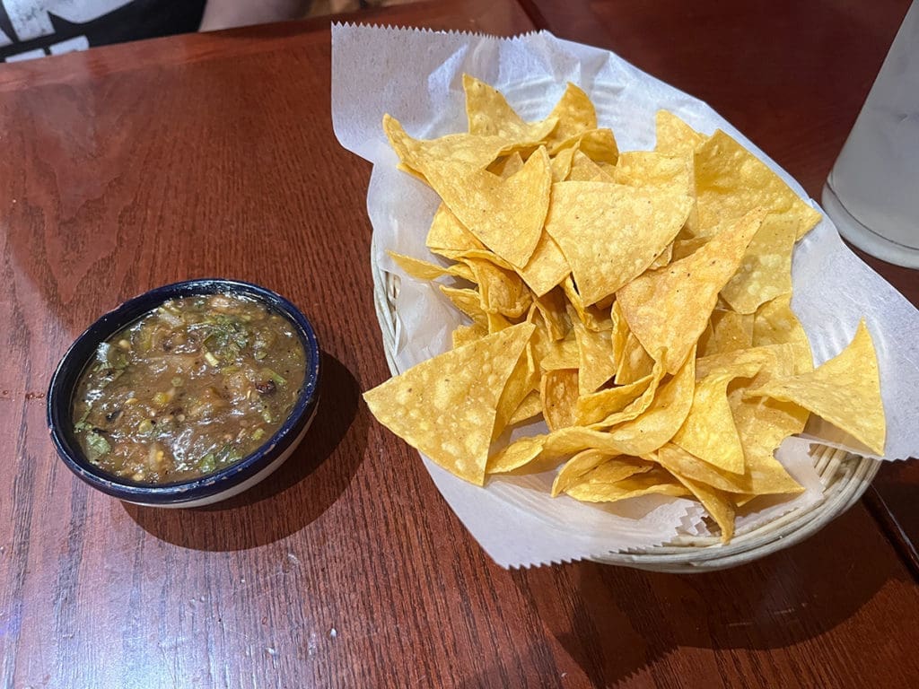 El Paso Taqueria Chips and Salsa