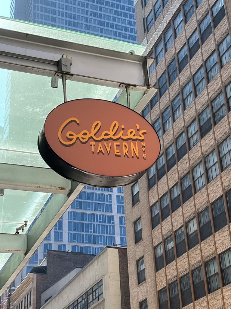 Goldie's Tavern Sign