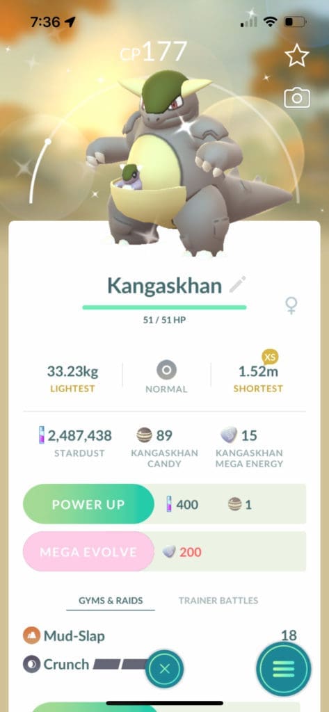 Kangashkan pokemon caught in New York