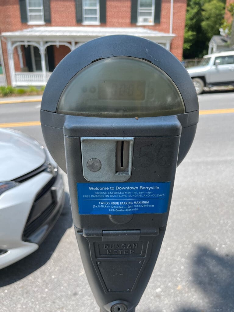 Tea Cart Parking Meter