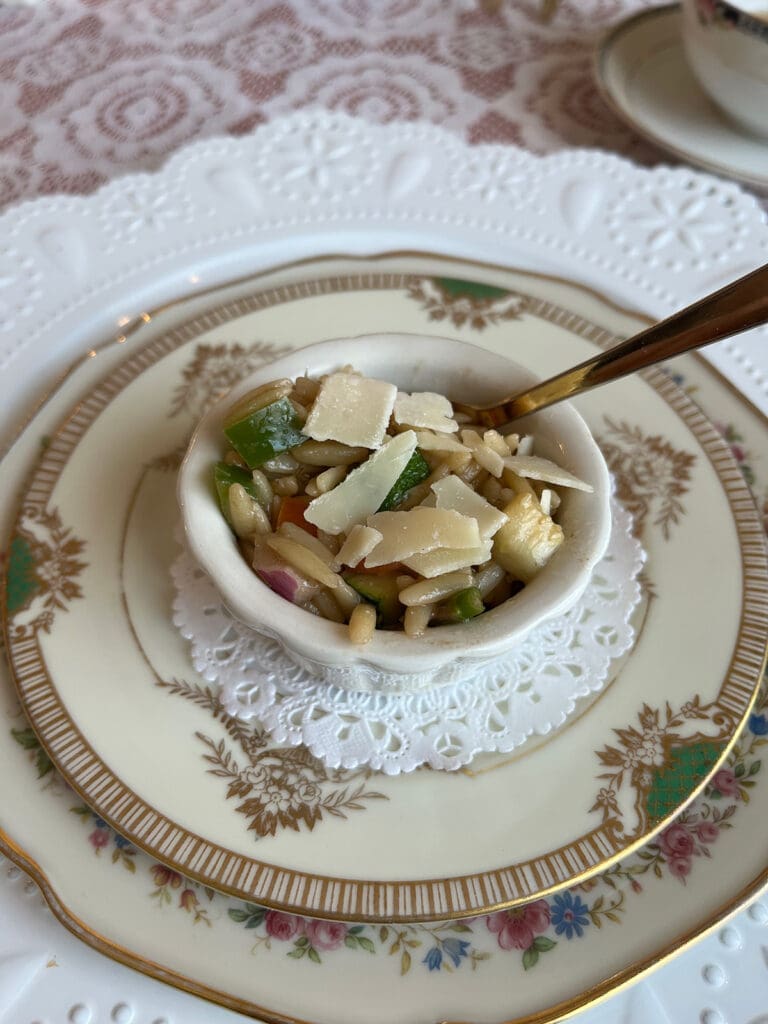 Tea Cart Orzo Salad