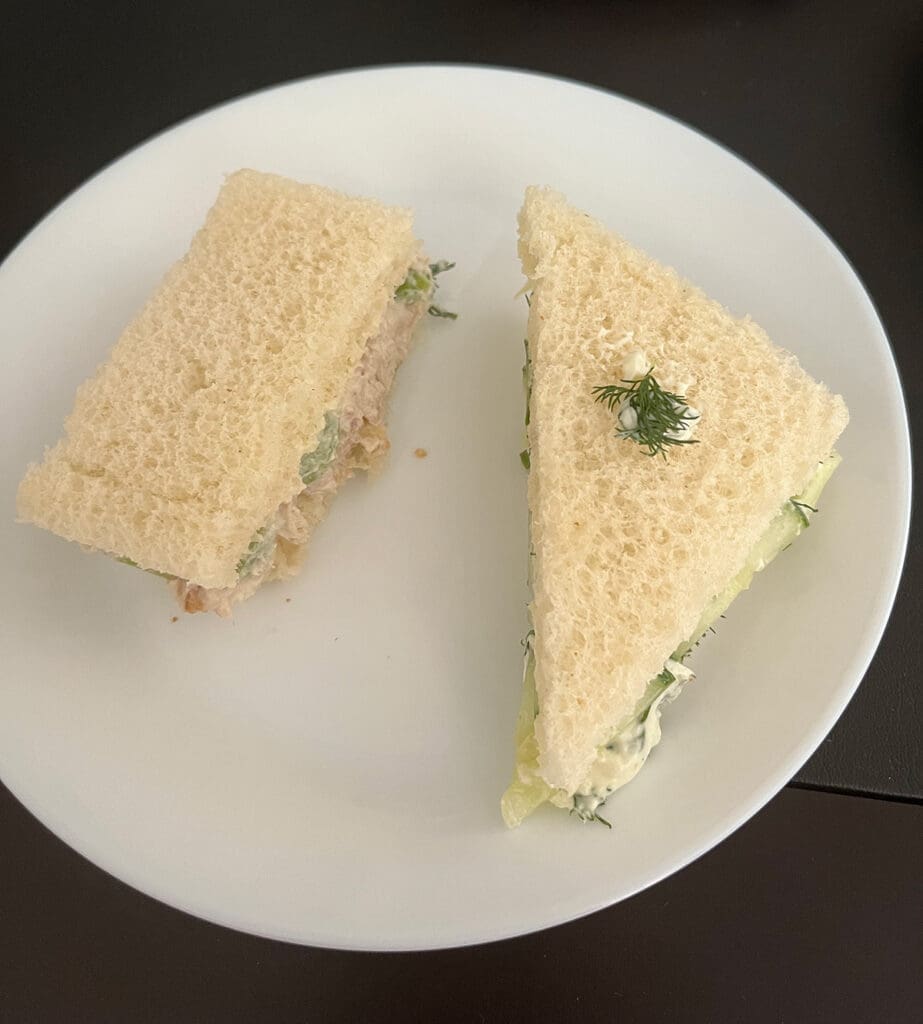 Afternoon Tea sandwiches at home
