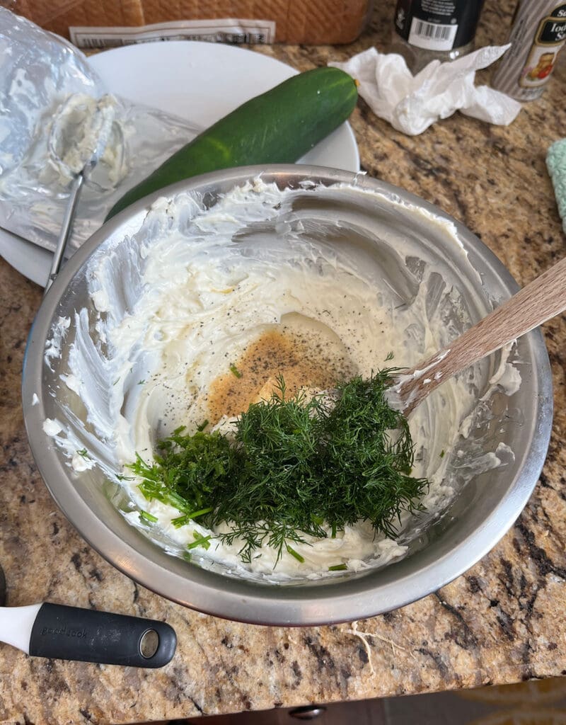 Cream Cheese Mixture with herbs