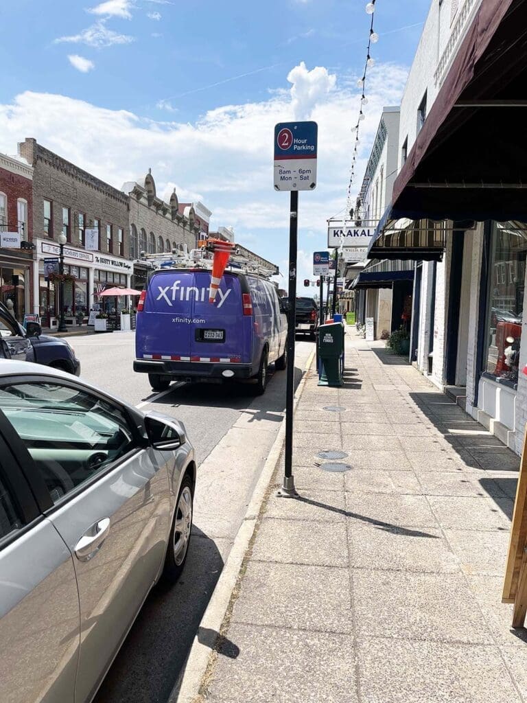 Downtown culpepper street parking