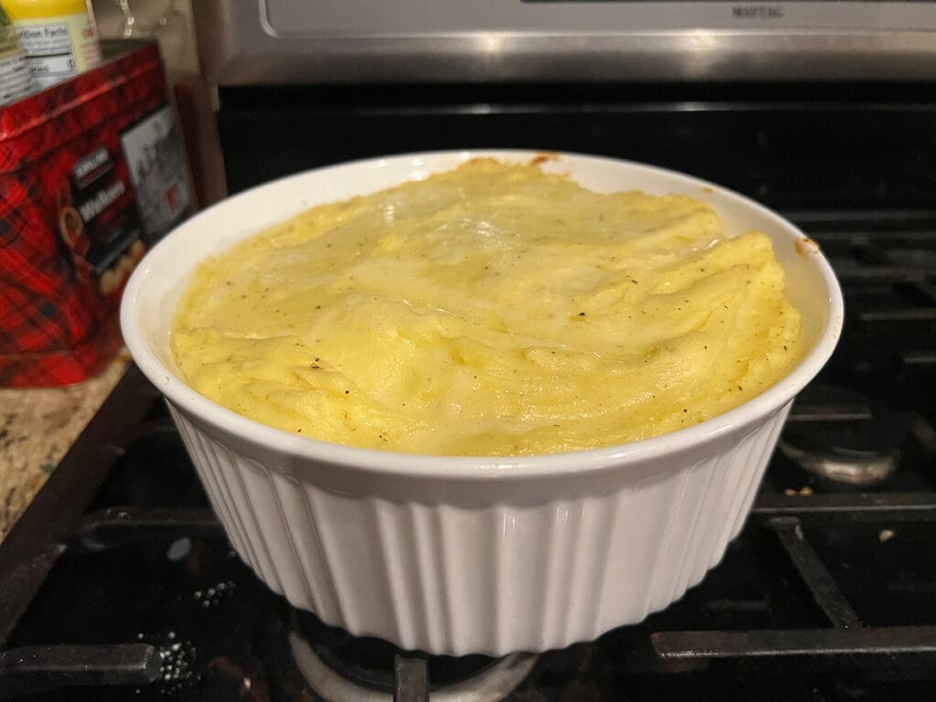 Thanksgiving baked mashed potatoes