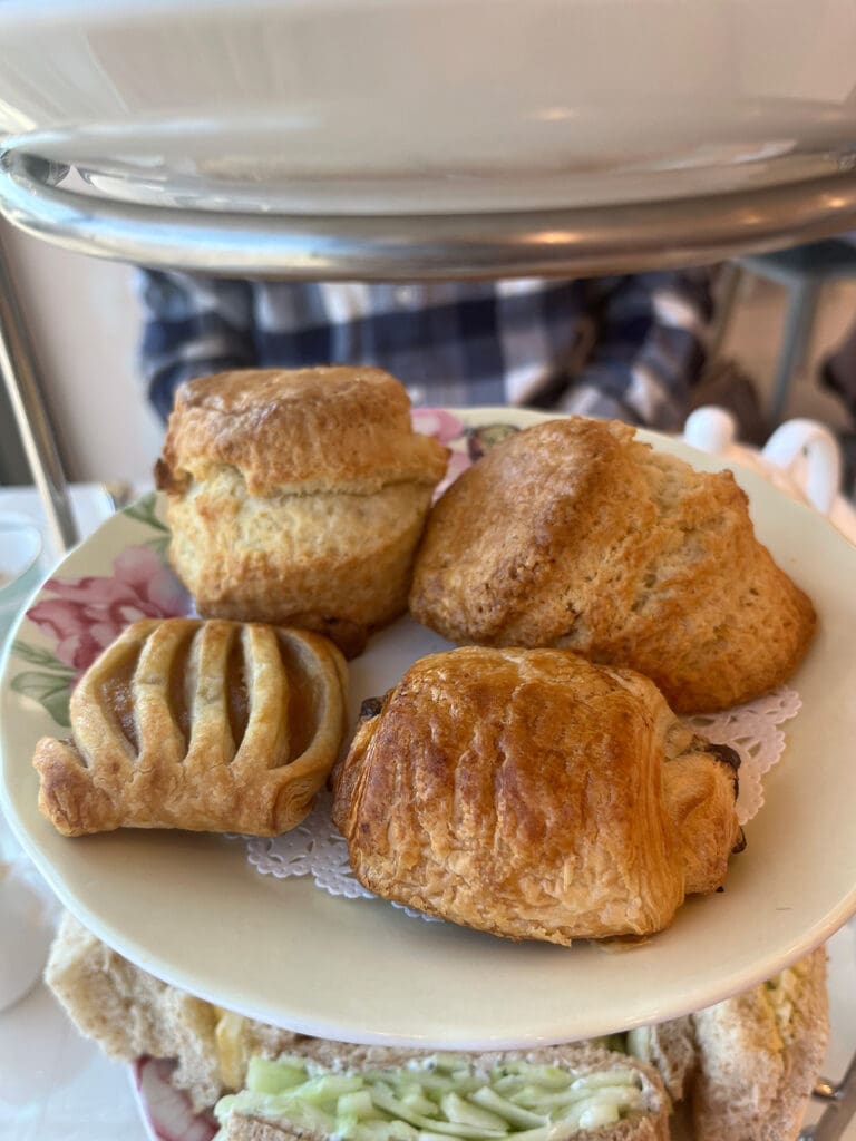 Lady Camellia Scones and Croissants