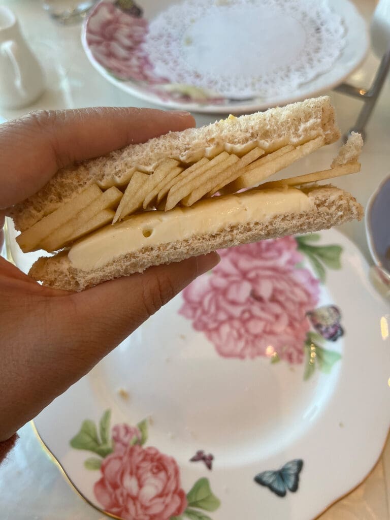 Lady Camellia Brie and Apple Sandwich