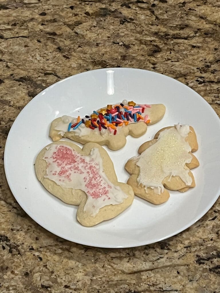 Sugar Cookies on plate