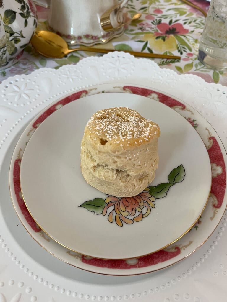 Tea Cart Winchester Scone on Plate