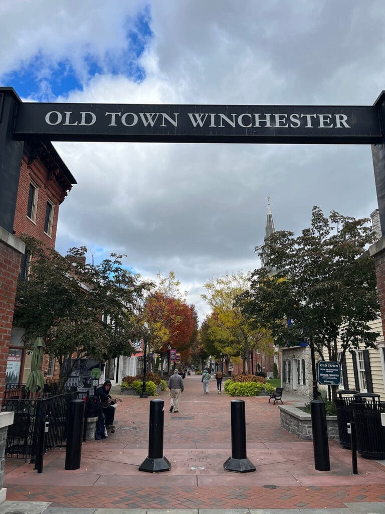 Old Town Winchester sign