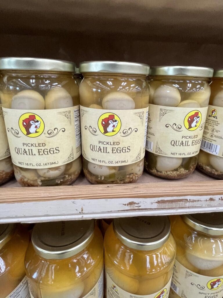 Buc-cee's quail eggs
