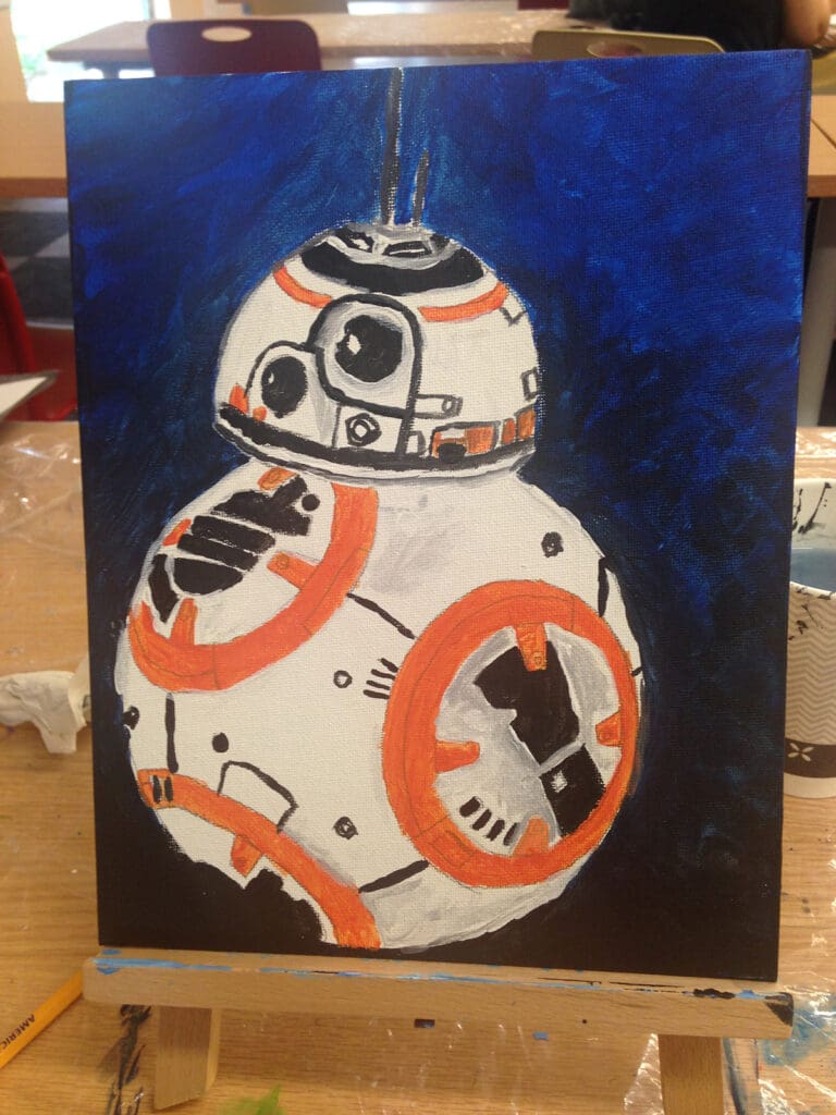 BB-8 painting